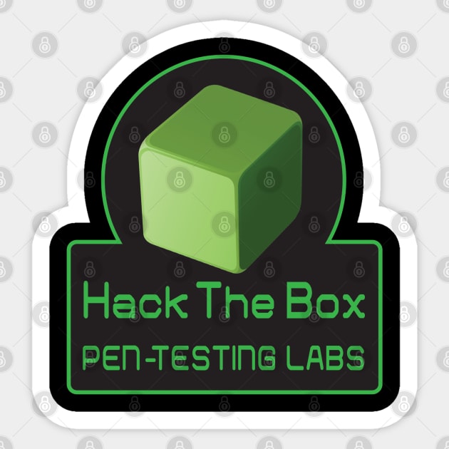 Hack the Box - Pen Testing Labs Sticker by Cyber Club Tees